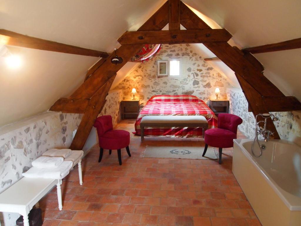 Chambres D'Hotes De La Boire Bavard Blaison Oda fotoğraf